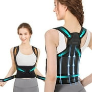 iFCOW Back Brace and Posture Corrector for Women and Men, Hunchback Correction,Adjustable Full Back Support, Scoliosis, Hunchback, Hump, Thoracic, Spine Corrector,L